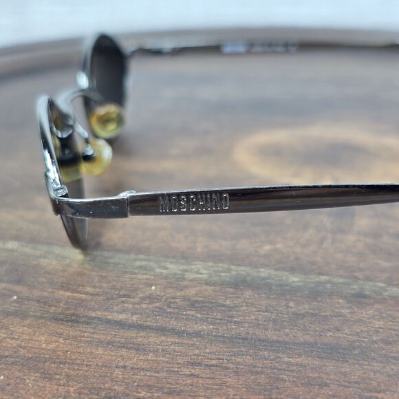 Vintage Moschino Y2K M 3088-S Womens Oval Metal Sunglasses Gorpcore Grunge Italy main image 8